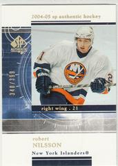 Robert Nilsson Hockey Cards 2004 SP Authentic Rookie Redemption Prices