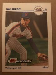 Tim Bogar #626 Baseball Cards 1991 Impel Line Drive Pre Rookie AA Prices