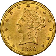 1890 CC Coins Liberty Head Gold Eagle Prices