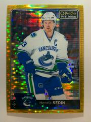 Henrik Sedin [Seismic Gold] Hockey Cards 2016 O-Pee-Chee Platinum Prices