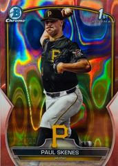 Paul Skenes [Rose Gold Lava] #BDC-14 Baseball Cards 2023 Bowman Draft Chrome Prices