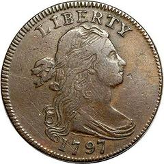 1797 [GRIPPED EDGE] Coins Draped Bust Penny Prices
