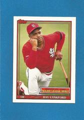 Ray Lankford #81 Baseball Cards 1991 Topps '90 M.L. Debut Prices