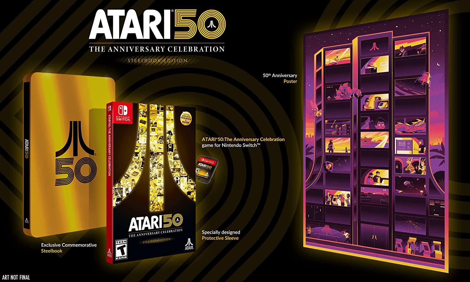 Atari 50: The Anniversary Celebration [Steelbook] Nintendo Switch