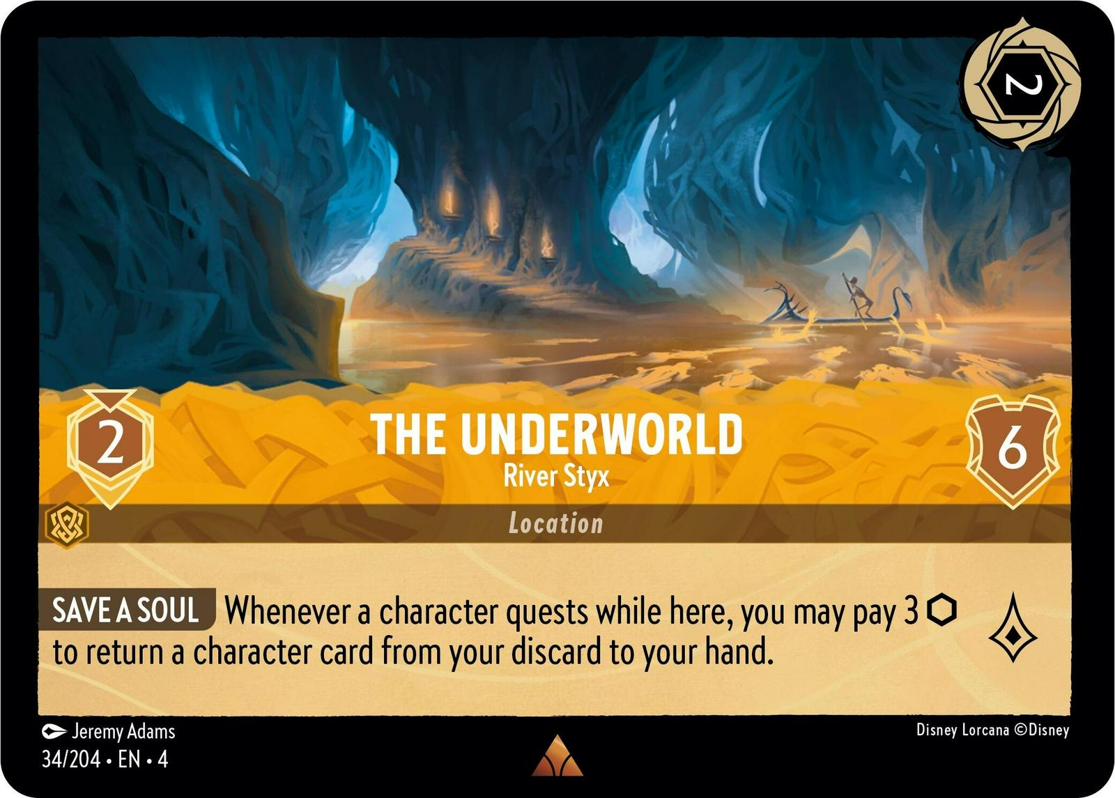 The Underworld - River Styx [Foil] #34 Lorcana Ursula's Return