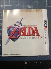 Instruction Booklet | Zelda Ocarina of Time 3D Nintendo 3DS