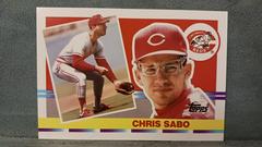 Chris Sabo #121 Baseball Cards 1990 Topps Big Baseball Prices
