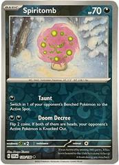 Spiritomb - 103/198 - Rare - Reverse Holo - Pokemon Singles » Chilling  Reign - Myrtle Beach Games & Comics