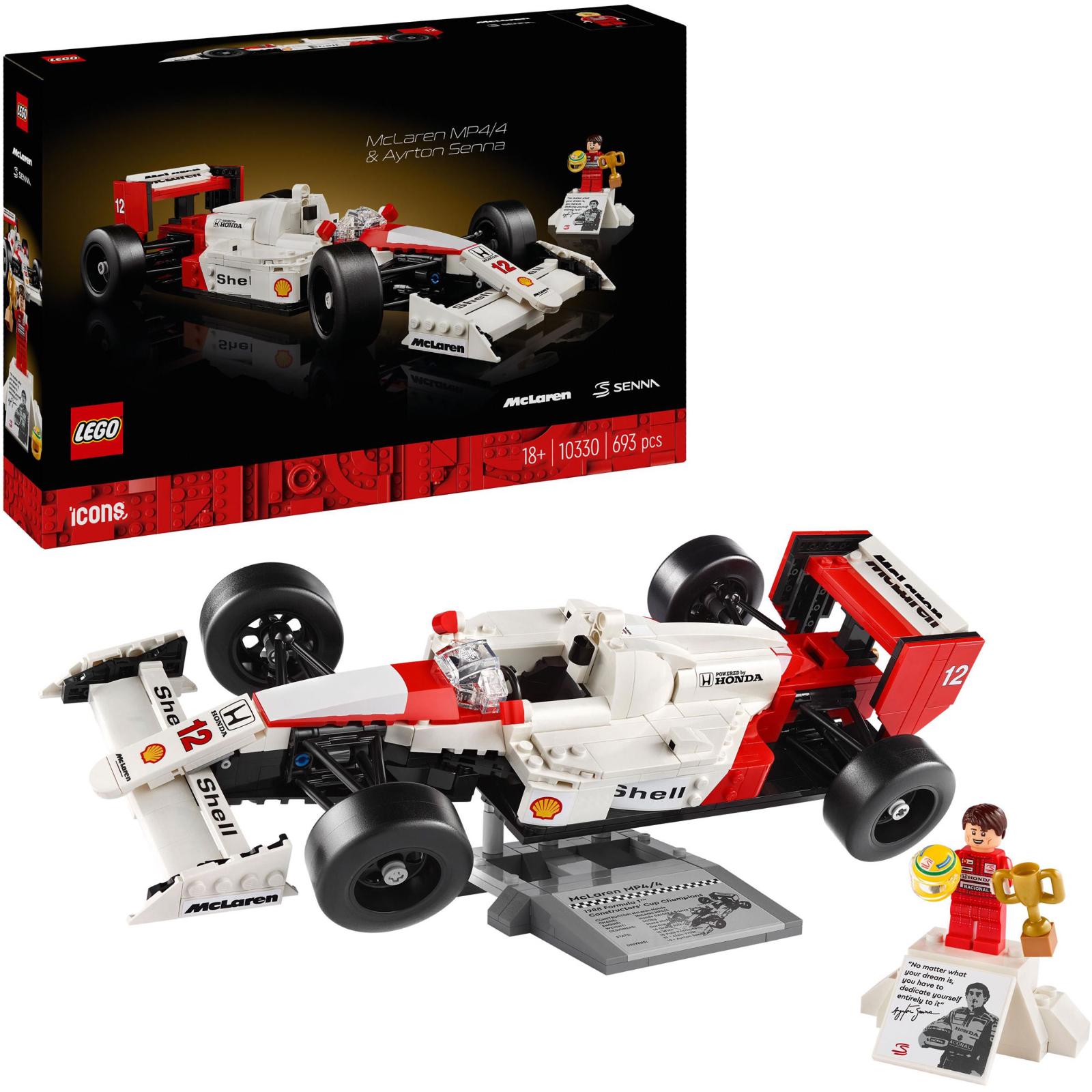 McLaren MP4/4 & Ayrton Senna #10330 LEGO Icons