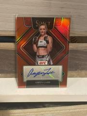 Aspen Ladd [Red] Ufc Cards 2022 Panini Select UFC Signatures Prices