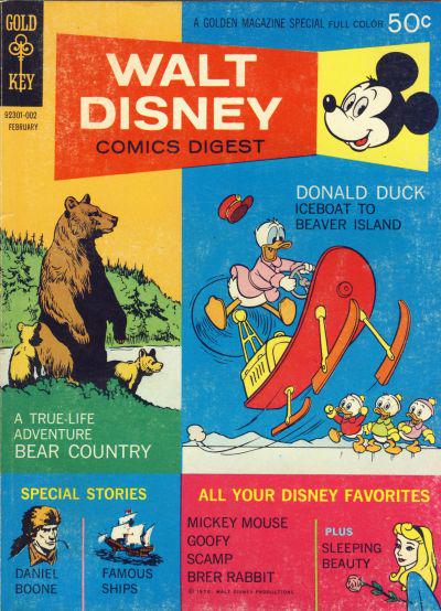 Walt Disney Comics Digest #20 (1970) Comic Books Walt Disney Comics Digest