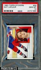 Guy Lafleur Hockey Cards 1983 Topps Stickers Prices