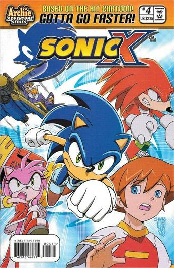 Sonic X #4 (2005) Cover Art