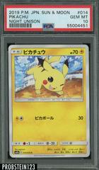 Pikachu #14 Pokemon Japanese Night Unison Prices
