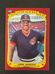 Andre Thornton #120 Baseball Cards 1986 Fleer Star Stickers Prices