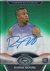 Rahim Moore [Autograph] Football Cards 2011 Topps Platinum Prices