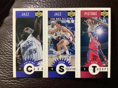 Antoine Carr, John Stockton, Otis Thorpe [Gold] Basketball Cards 1996 Collector's Choice Mini Prices