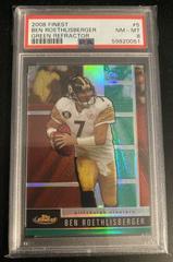Ben Roethlisberger [Green Refractor] #5 Football Cards 2008 Topps Finest Prices