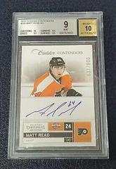 Matt Read [Autograph] Hockey Cards 2011 Panini Contenders Prices
