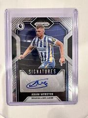 Adam Webster #S-AWE Soccer Cards 2021 Panini Prizm Premier League Signatures Prices