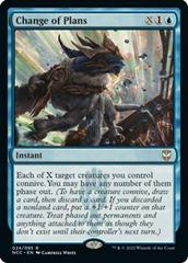 Change of Plans #24 Magic New Capenna Commander Prices