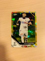 Karim Benzema [Yellow] Soccer Cards 2021 Topps Chrome Sapphire UEFA Champions League Prices