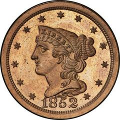 1852 [PROOF] Coins Braided Hair Half Cent Prices
