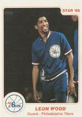 Leon Wood #9 Basketball Cards 1986 Star Prices