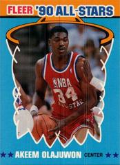 Akeem Olajuwon #3 Basketball Cards 1990 Fleer All Stars Prices