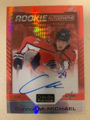 Connor McMichael [Red Prism] Hockey Cards 2020 O Pee Chee Platinum Rookie Autographs Prices