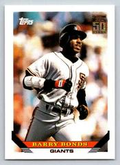 Barry Bonds #1T Baseball Cards 1993 Topps Traded Prices