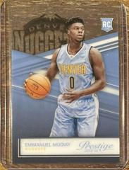 Emmanuel Mudiay Basketball Cards 2015 Panini Prestige Acetate Rookies Prices