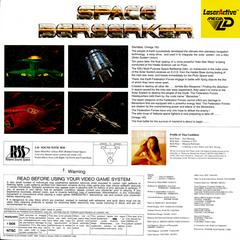 Back Cover | Space Beserker LaserActive