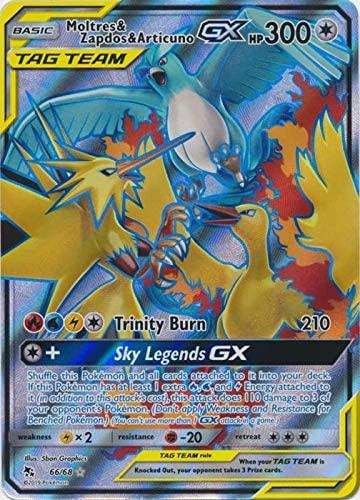 Moltres And Zapdos And Articuno Gx 66 Prices Pokemon Hidden Fates Pokemon Cards 