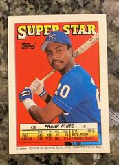 Back | Bert Blyleven [1987 World Series], Frank White Baseball Cards 1988 Topps Stickercard