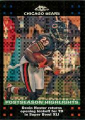 Devin Hester [Xfractor] #TC110 Football Cards 2007 Topps Chrome Prices