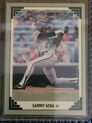 Sammy Sosa Baseball Cards 1991 Leaf Prices