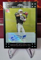 Johnnie Lee Higgins [Autograph Refractor] #TC214 Football Cards 2007 Topps Chrome Prices