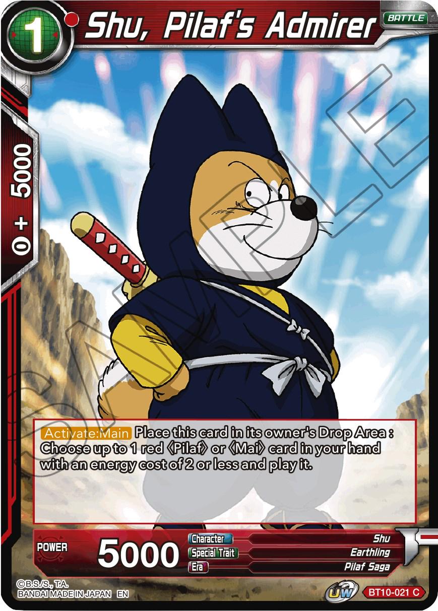 Shu, Pilaf's Admirer BT10-021 Dragon Ball Super Rise of the Unison Warrior