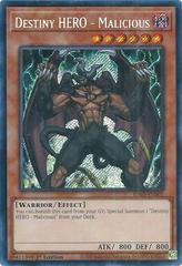 Destiny HERO - Malicious [Quarter Century Secret Rare] RA03-EN001 YuGiOh Quarter Century Bonanza Prices