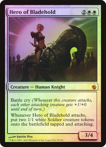 Hero of Bladehold [Foil] #8 Magic Mirrodin Besieged