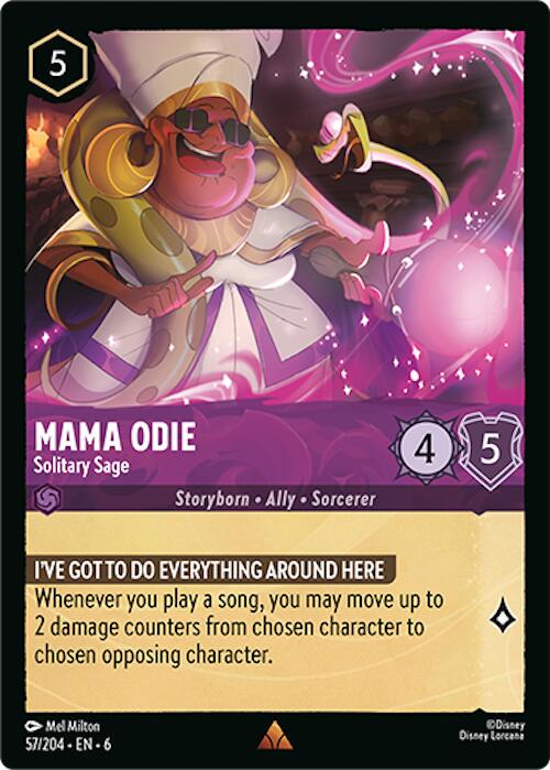 Mama Odie - Solitary Sage #57 Lorcana Azurite Sea