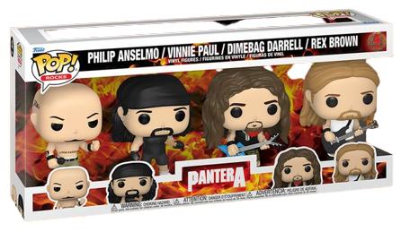 Philip Anselmo / Vinnie Paul / Dimebag Darrell / Rex Brown 4 Pack Funko POP Rocks