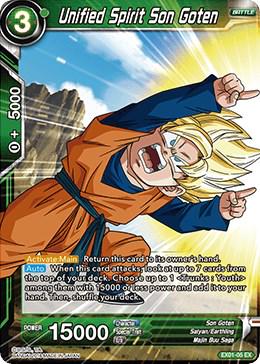 Unified Spirit Son Goten EX01-05 Dragon Ball Super Expansion Set: Mighty Heroes