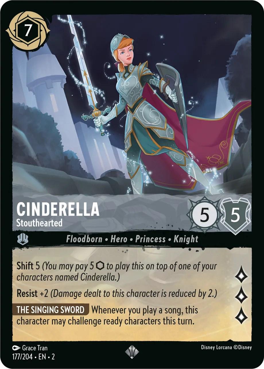 Cinderella - Stouthearted #177 Lorcana Rise of the Floodborn