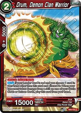 Drum, Demon Clan Warrior DB3-020 Dragon Ball Super Giant Force