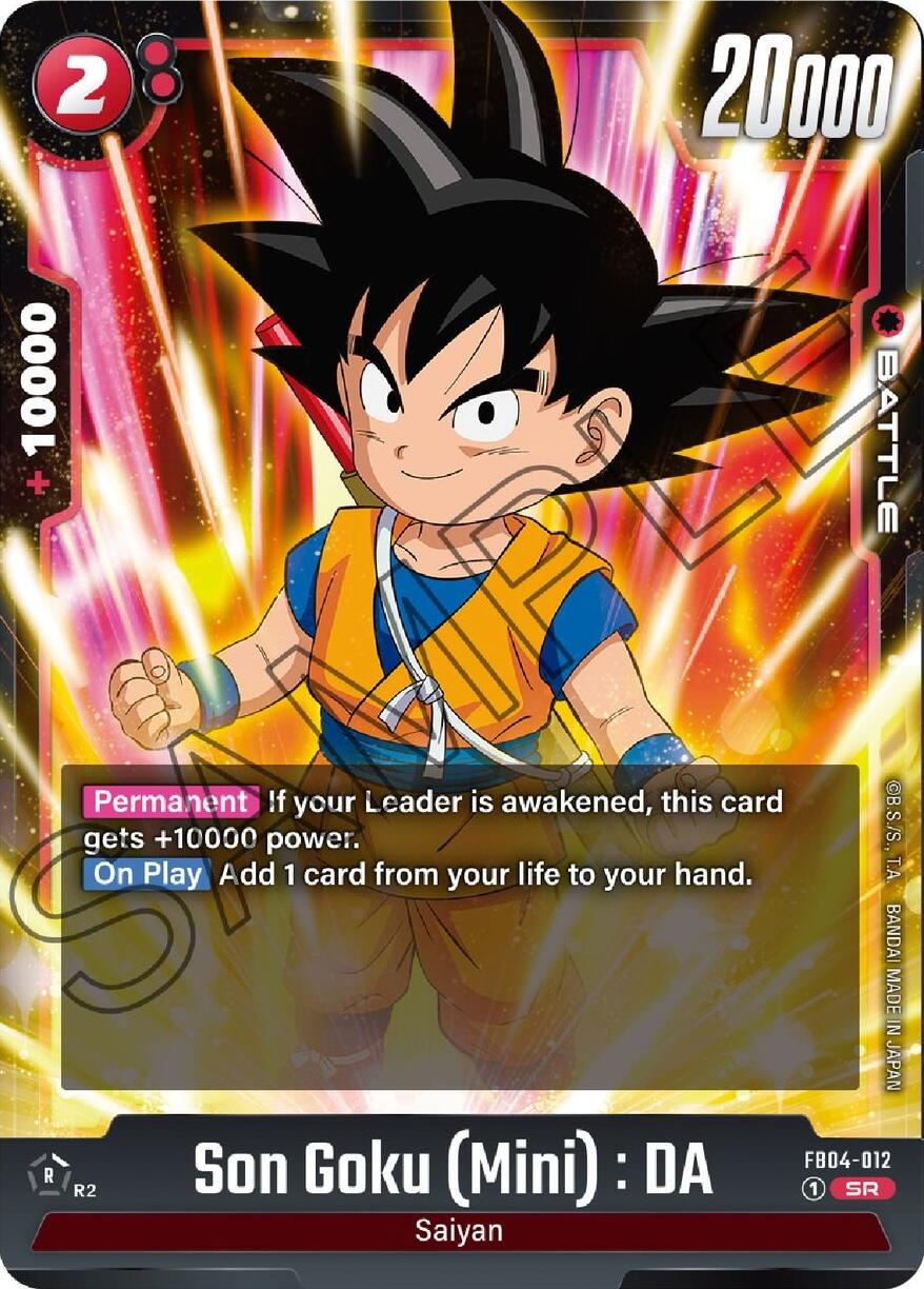 Son Goku [Mini] : DA [Holo] FB04-012 Dragon Ball Fusion World Ultra Limit