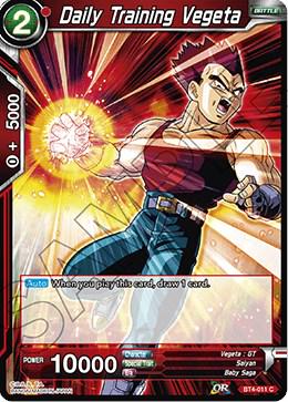 Daily Training Vegeta [Foil] BT4-011 Dragon Ball Super Colossal Warfare