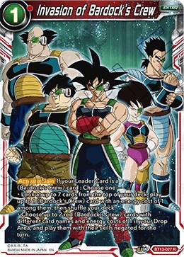 Invasion of Bardock's Crew BT13-027 Dragon Ball Super Supreme Rivalry