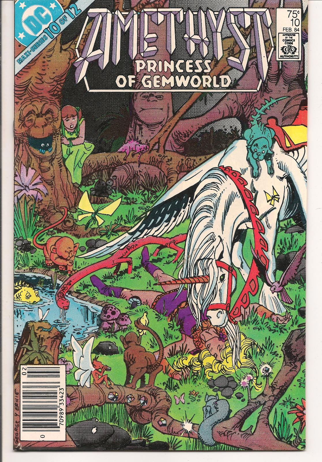 Amethyst, Princess Of Gemworld [Newsstand] #10 (1983) Comic Books Amethyst, Princess of Gemworld